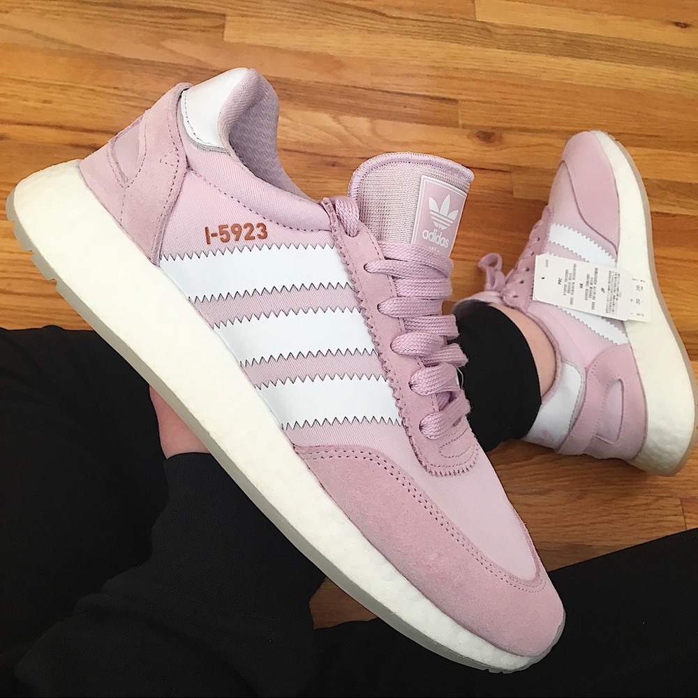 adidas Women's Sneakers in Light Purple and White